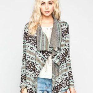 Billabong Show Me Waves Sweater Shawl Cardigan